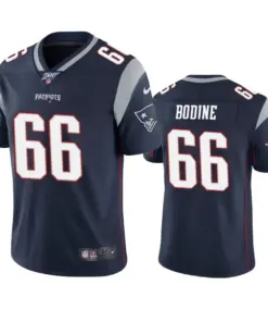 Russell Bodine New England Patriots Nike 100th Season Vapor Limited Jersey - Navy