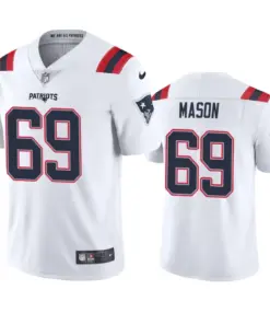 Shaq Mason New England Patriots Nike 2020 Vapor Limited Jersey - White