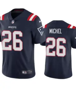 Sony Michel New England Patriots Nike 2020 Vapor Limited Jersey - Navy