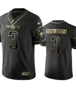 Stephen Gostkowski New England Patriots Nike 2019 Golden Edition Vapor Untouchable Limited Jersey - Black