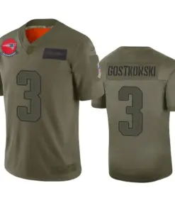Stephen Gostkowski New England Patriots Nike 2019 Salute to Service Limited Jersey - Olive