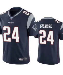 Stephon Gilmore New England Patriots Nike 100th Season Vapor Limited Jersey - Navy