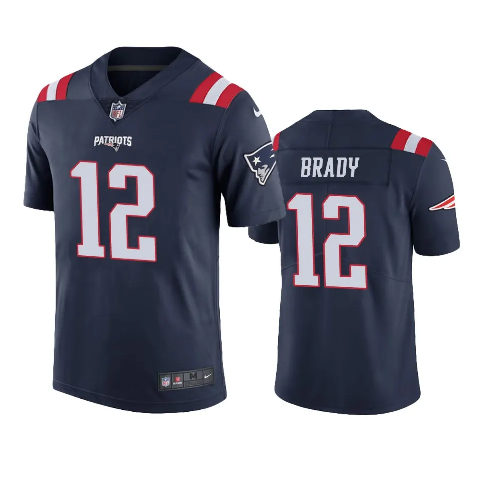 Tom Brady New England Patriots Nike Color Rush Limited Jersey - Navy