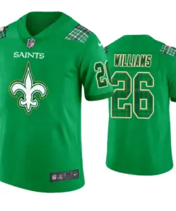 P.J. Williams New Orleans Saints Nike St. Patrick's Day Jersey - Kelly Green