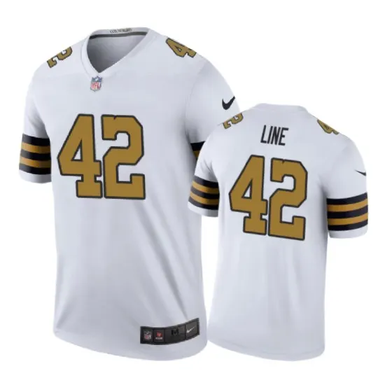 Zach Line New Orleans Saints Nike Color Rush Jersey - White