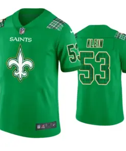 A.J. Klein New Orleans Saints Nike St. Patrick's Day Jersey - Kelly Green