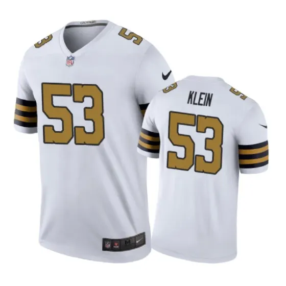 A.J. Klein New Orleans Saints Nike Color Rush Jersey - White