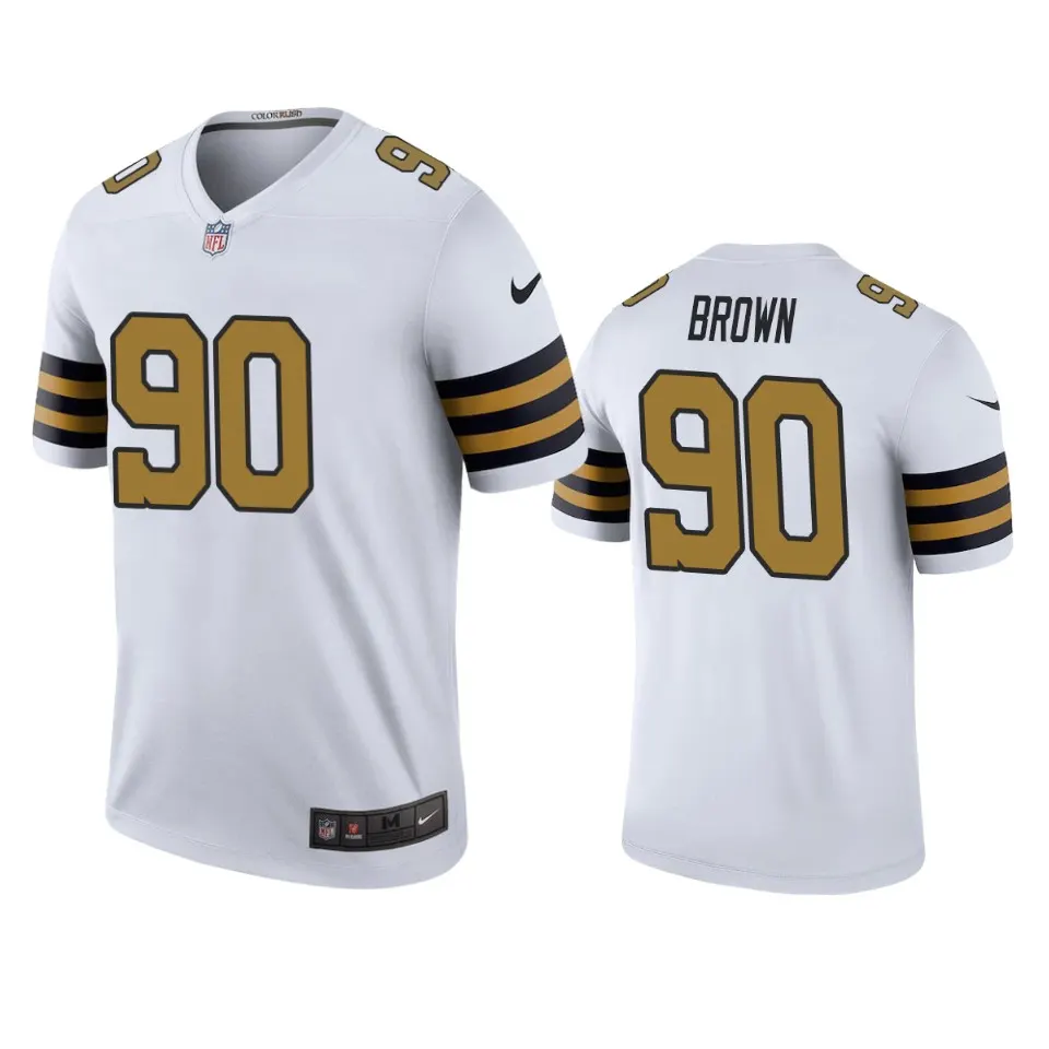 Malcom Brown New Orleans Saints Nike Color Rush Legend Jersey - White
