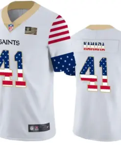 Kamara New Orleans Saints Nike Throwback Jersey - White