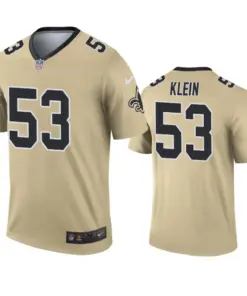A.J. Klein New Orleans Saints Nike Inverted Legend Jersey - Gold