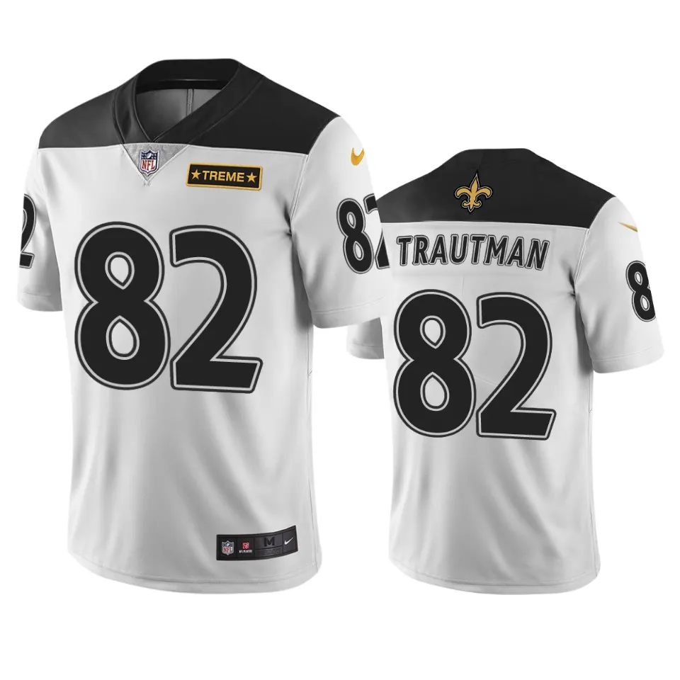 Adam Trautman New Orleans Saints Nike City Edition Vapor Limited Jersey - White