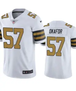 Alex Okafor New Orleans Saints Nike Color Rush Limited Jersey - White