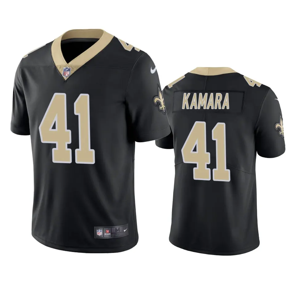 Alvin Kamara New Orleans Saints Nike Vapor Limited Jersey - Black