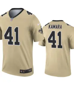 Alvin Kamara New Orleans Saints Nike Inverted Legend Jersey - Tan