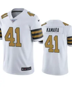 Alvin Kamara New Orleans Saints Nike 100th Season Color Rush Jersey - White