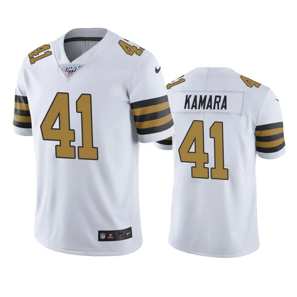 Alvin Kamara New Orleans Saints Nike 100th Season Color Rush Jersey - White