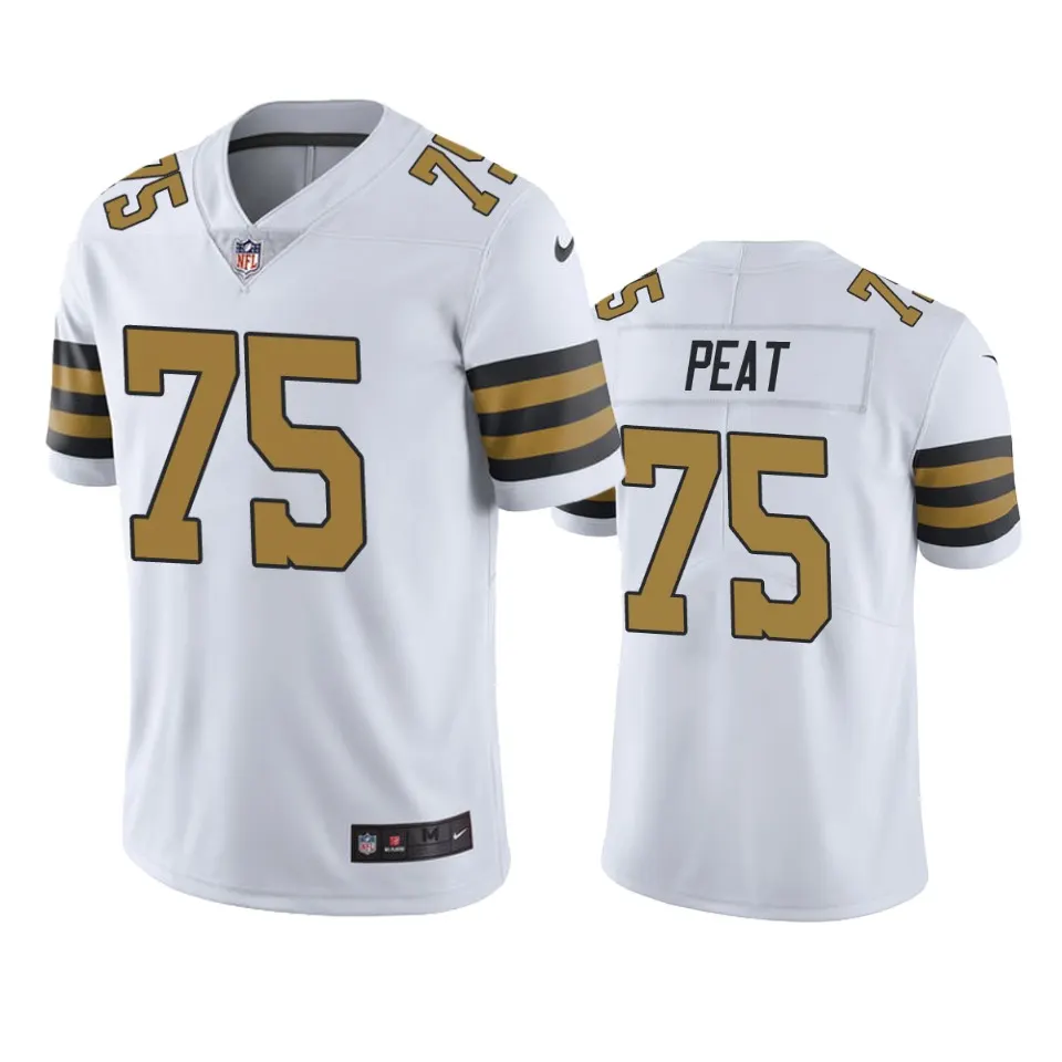 Andrus Peat New Orleans Saints Nike Color Rush Limited Jersey - White