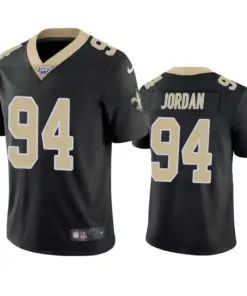 Cameron Jordan New Orleans Saints Nike 100th Season Vapor Limited Jersey - Black