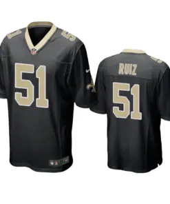 Cesar Ruiz New Orleans Saints Nike 2020 NFL Draft Game Jersey - Black