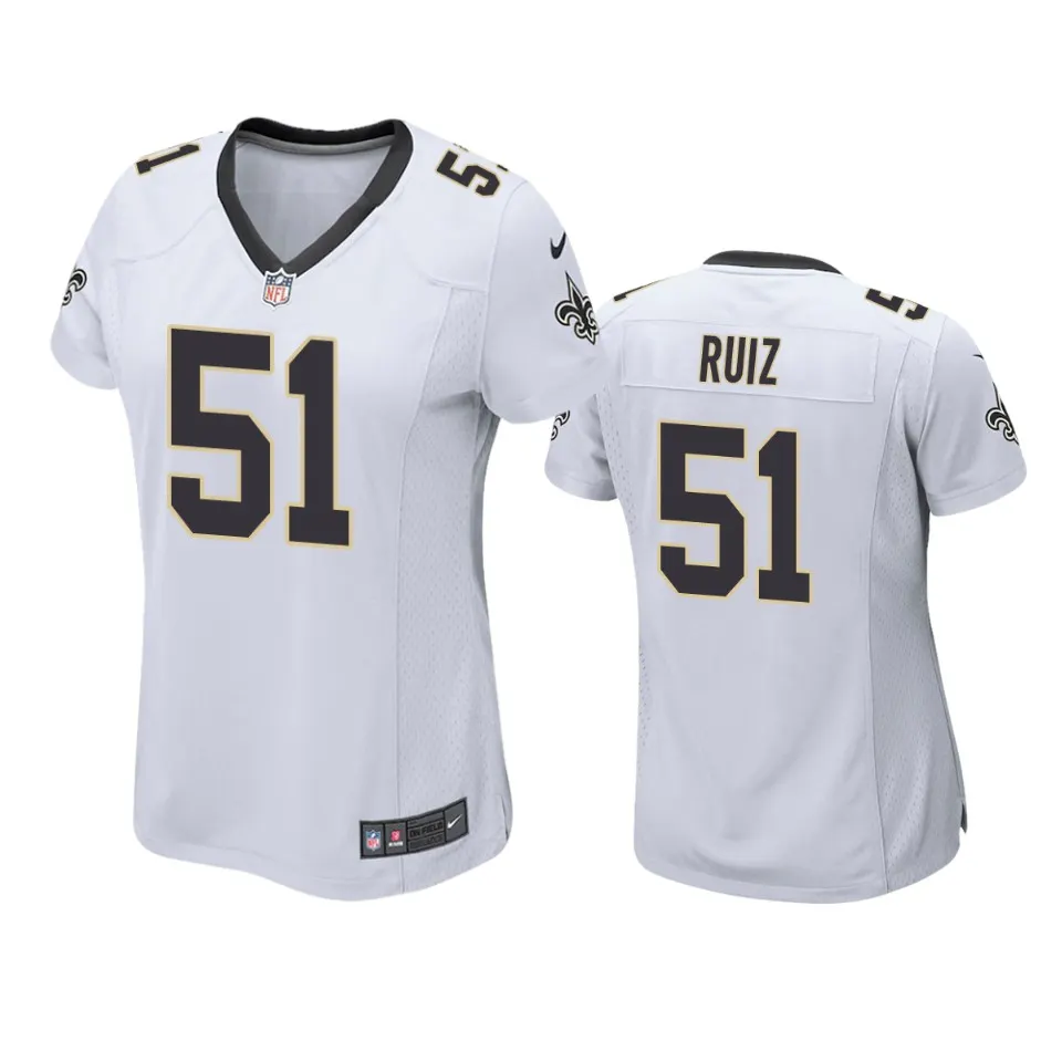 Cesar Ruiz New Orleans Saints Nike Women's 2020 NFL Draft Game Jersey - White