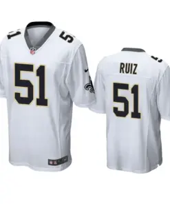 Cesar Ruiz New Orleans Saints Nike 2020 NFL Draft Game Jersey - White