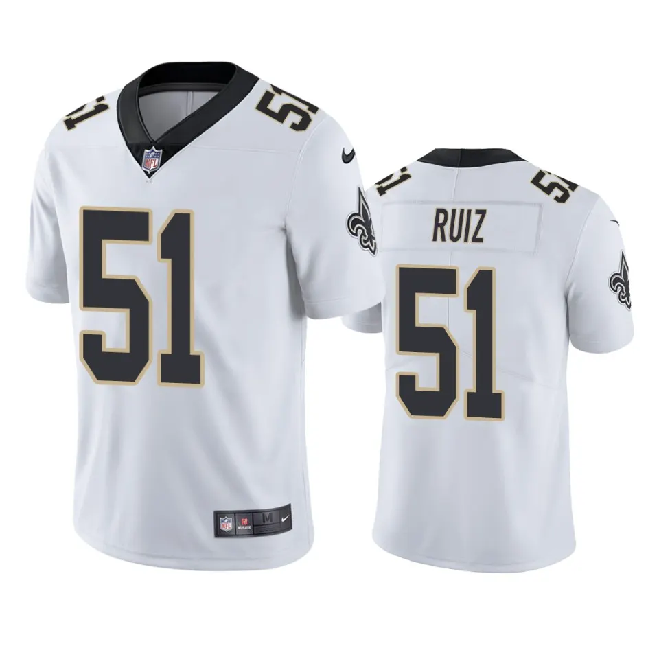 Cesar Ruiz New Orleans Saints Nike 2020 NFL Draft Vapor Limited Jersey - White