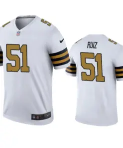 Cesar Ruiz New Orleans Saints Nike Color Rush Legend Jersey - White
