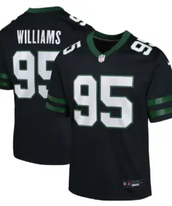 Quinnen Williams New York Jets Nike Youth Alternate Game Jersey - Black - Quinnen Williams - Black