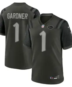 Ahmad Sauce Gardner New York Jets Nike Rivalries Collection Game Jersey - Black - Mens - Anthracite