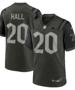 Breece Hall New York Jets Nike Rivalries Collection Game Jersey - Black - Breece Hall Mens - Anthracite