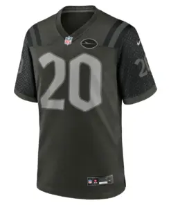 Alternative view of Breece Hall New York Jets Nike Rivalries Collection Game Jersey - Black - Breece Hall Mens - Anthracite