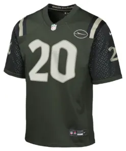 Alternative view of Breece Hall New York Jets Nike Youth Rivalries Collection Game Jersey - Black - Breece Hall - Black