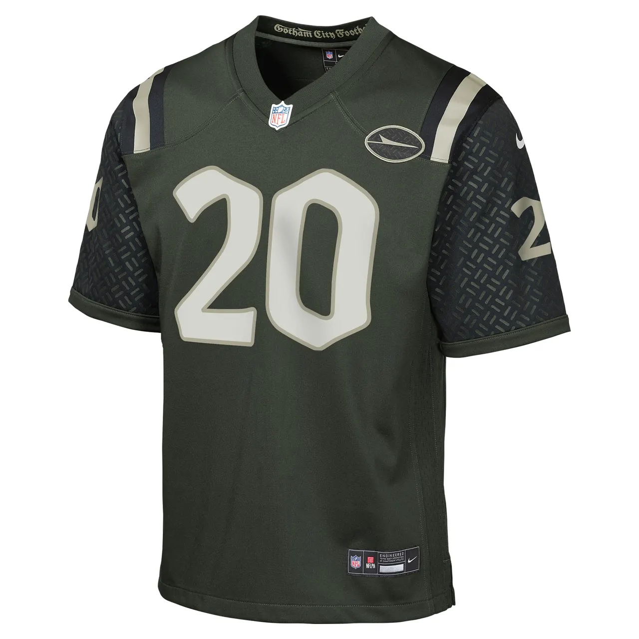 Breece Hall New York Jets Nike Youth Rivalries Collection Game Jersey - Black - Breece Hall - Black - Image 2