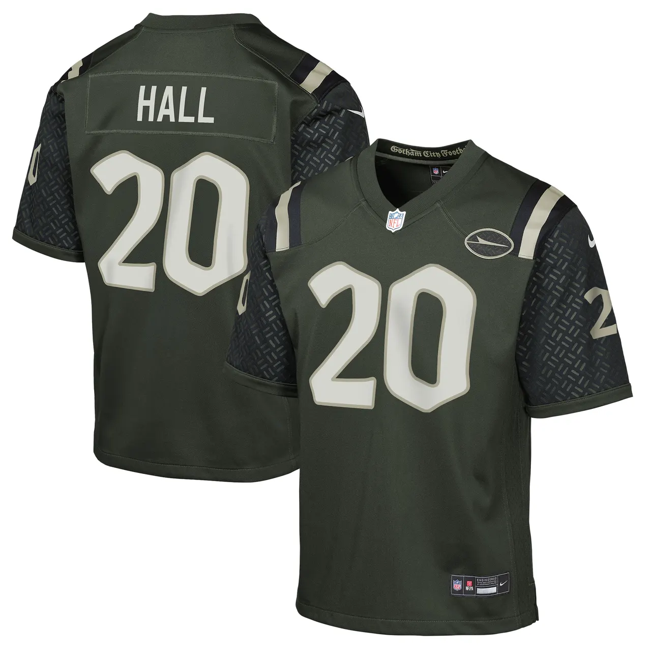 Breece Hall New York Jets Nike Youth Rivalries Collection Game Jersey - Black - Breece Hall - Black