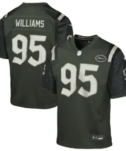 Quinnen Williams New York Jets Nike Youth Rivalries Collection Game Jersey - Black - Quinnen Williams - Black