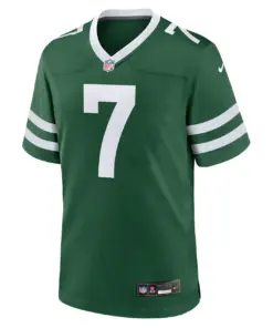 Alternative view of Justin Fields New York Jets Nike Home Game Jersey - Legacy Green - Justin Fields Mens - Kelly Green