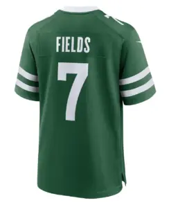 Justin Fields New York Jets Nike Home Game Jersey - Legacy Green - Justin Fields Mens - Kelly Green - Image 3