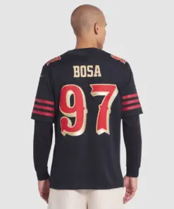 Nick Bosa San Francisco 49ers Nike 2025 Rivalries Collection Limited Jersey - Black - Image 5