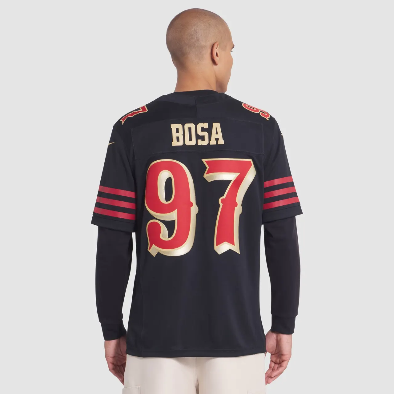 Nick Bosa San Francisco 49ers Nike 2025 Rivalries Collection Limited Jersey - Black - Image 5