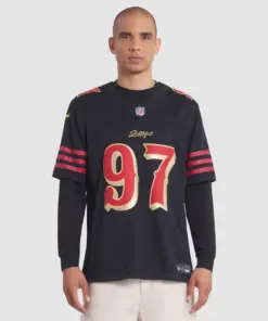 Nick Bosa San Francisco 49ers Nike 2025 Rivalries Collection Limited Jersey - Black - Image 4