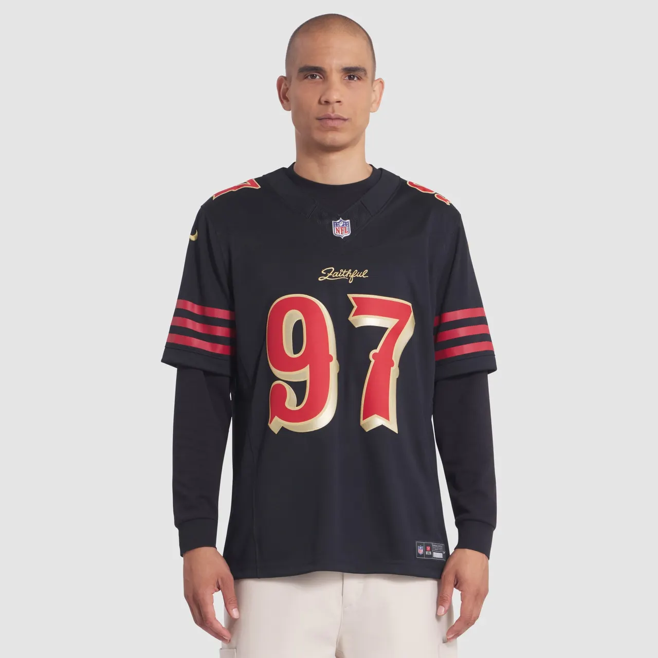 Nick Bosa San Francisco 49ers Nike 2025 Rivalries Collection Limited Jersey - Black - Image 4