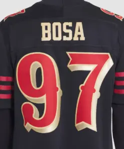 Nick Bosa San Francisco 49ers Nike 2025 Rivalries Collection Limited Jersey - Black - Image 7