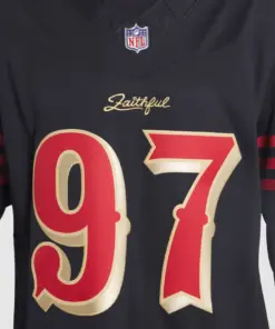 Nick Bosa San Francisco 49ers Nike 2025 Rivalries Collection Limited Jersey - Black - Image 6