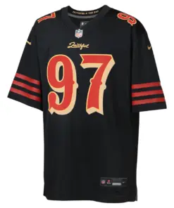 Nick Bosa San Francisco 49ers Nike Youth 2025 Rivalries Collection Game Jersey - Black - Image 2