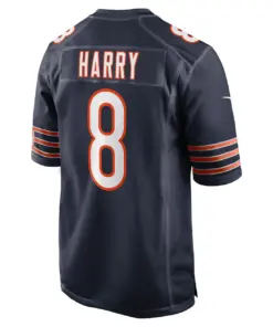 N'Keal Harry Chicago Bears Nike Game Player Jersey - Navy - Image 4