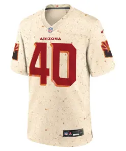 Alternative view of Pat Tillman Arizona Cardinals Nike 2025 Rivalries Collection Retired Player Game Jersey - Natural