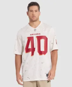 Pat Tillman Arizona Cardinals Nike 2025 Rivalries Collection Retired Player Game Jersey - Natural - Image 4