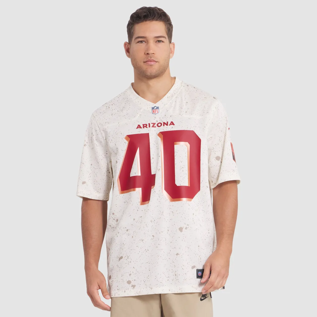 Pat Tillman Arizona Cardinals Nike 2025 Rivalries Collection Retired Player Game Jersey - Natural - Image 4