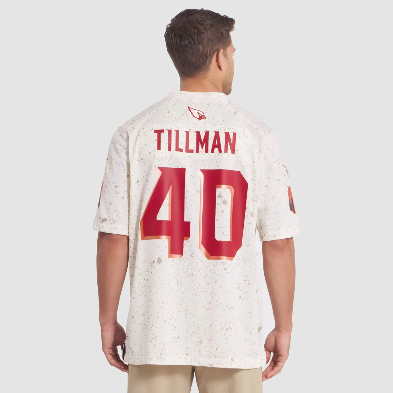 Pat Tillman Arizona Cardinals Nike 2025 Rivalries Collection Retired Player Game Jersey - Natural - Image 5