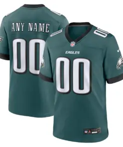 Philadelphia Eagles Nike Home Custom Game Jersey Mens - Midnight Green